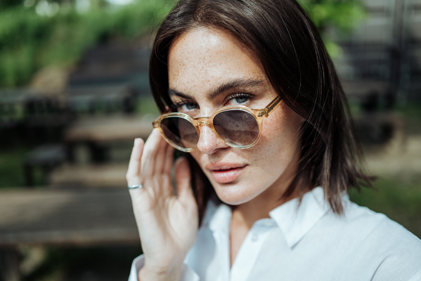 Cosmopolitan - Clear Gold/Blue Ombré l Zeiss